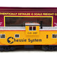 MTH 20-91550 O Chessie Extended Vision Caboose #3187 NIB