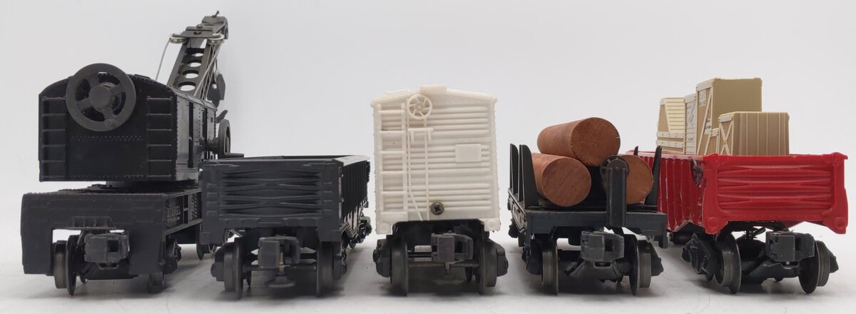 Lionel Vintage O Gauge Freight Cars #3444,3461,6014,6112,6460 [5] VG
