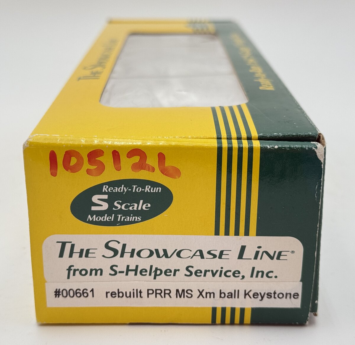 S-Helper 00661 S Scale PRR Merchandise Service Xm Ball Keystone Reefer #105126 EX/Box