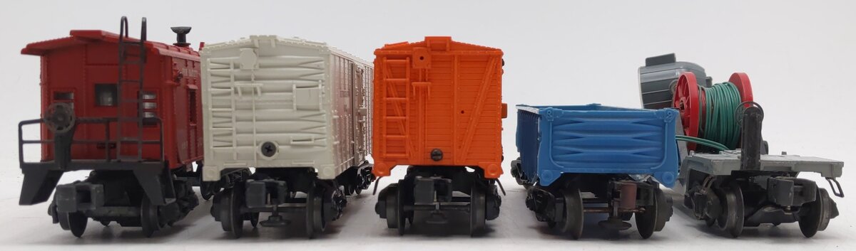 Lionel Vintage O Gauge Freight Cars: 3650, 6162, 6646, 6482, 6517 [5] VG