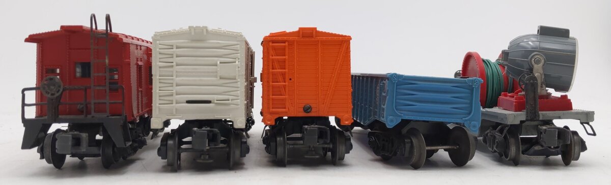 Lionel Vintage O Gauge Freight Cars: 3650, 6162, 6646, 6482, 6517 [5] VG