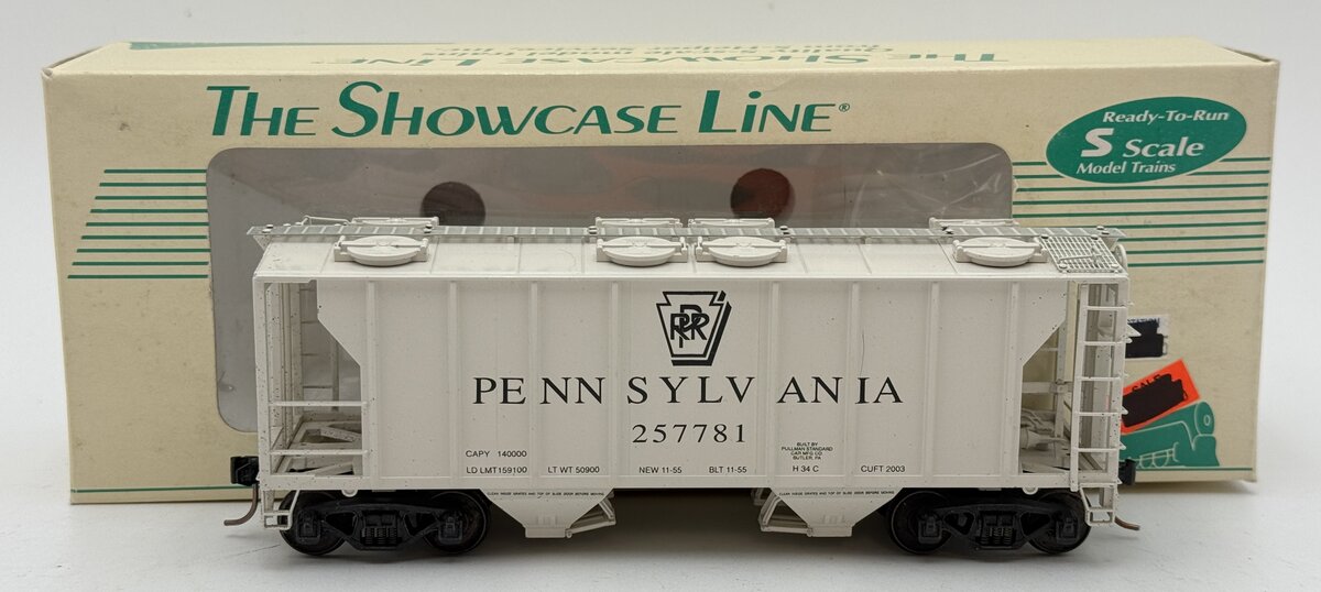 S-Helper 00022 S Scale Pennsylvania PS-2 2-Bay Hopper #257781 EX/Box