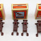 Lionel 6-12715 O Gauge O27 Illuminated Plastic Bumpers (6) VG/Box