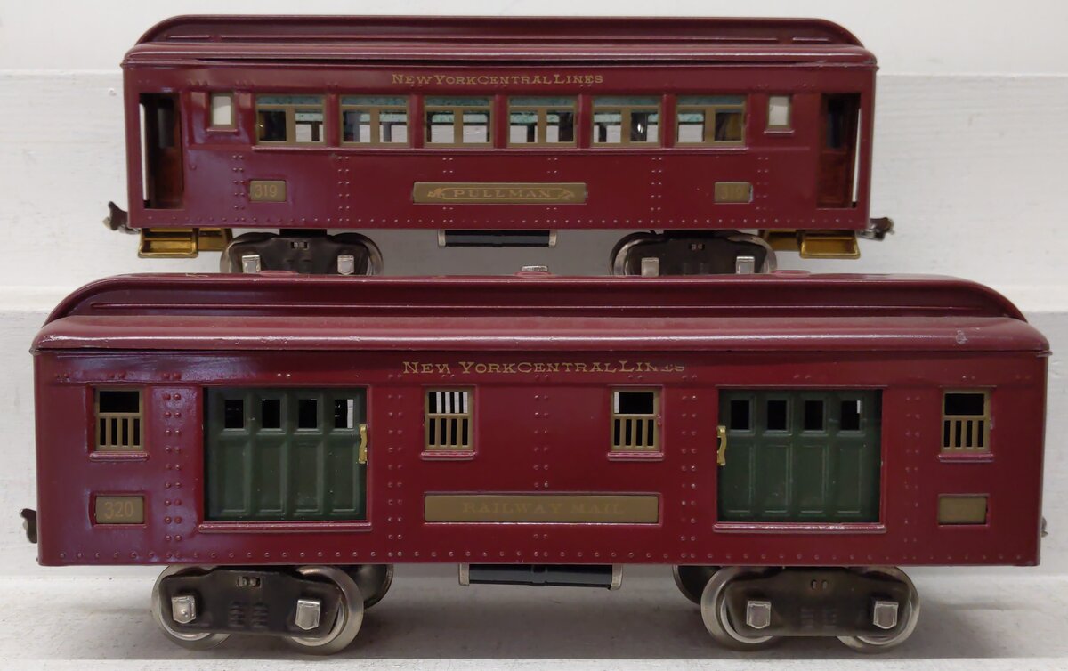 Lionel 319/320 Vintage Standard New York Central Lines Passenger Cars [2]-Custom