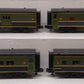 MTH 30-6766 O Canadian National 60' Streamlined ABS Passenger Set (Set of 4) VG