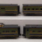 MTH 30-6766 O Canadian National 60' Streamlined ABS Passenger Set (Set of 4) VG