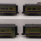 MTH 30-6766 O Canadian National 60' Streamlined ABS Passenger Set (Set of 4) VG