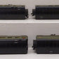 MTH 30-6766 O Canadian National 60' Streamlined ABS Passenger Set (Set of 4) VG