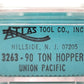 Atlas 3263 N Scale Union Pacific Hopper Car w/Coal Load #18137 EX/Box