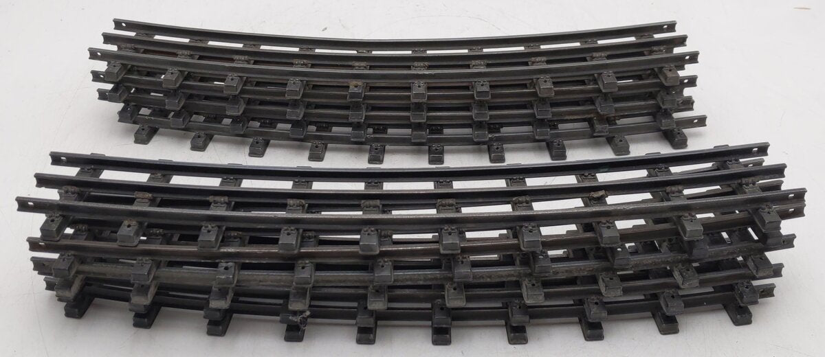 Lionel 771 Vintage O Prewar T-Rail Curved Track Sections (9) VG