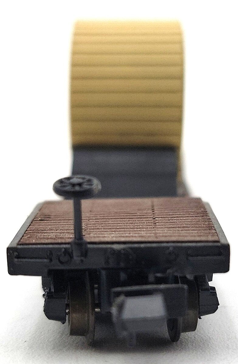 Aurora 4865 N Scale Rock Island Depressed Center Car LN/Box