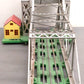 Lionel & Marx Vintage Operating Bridge & Bell Signal VG