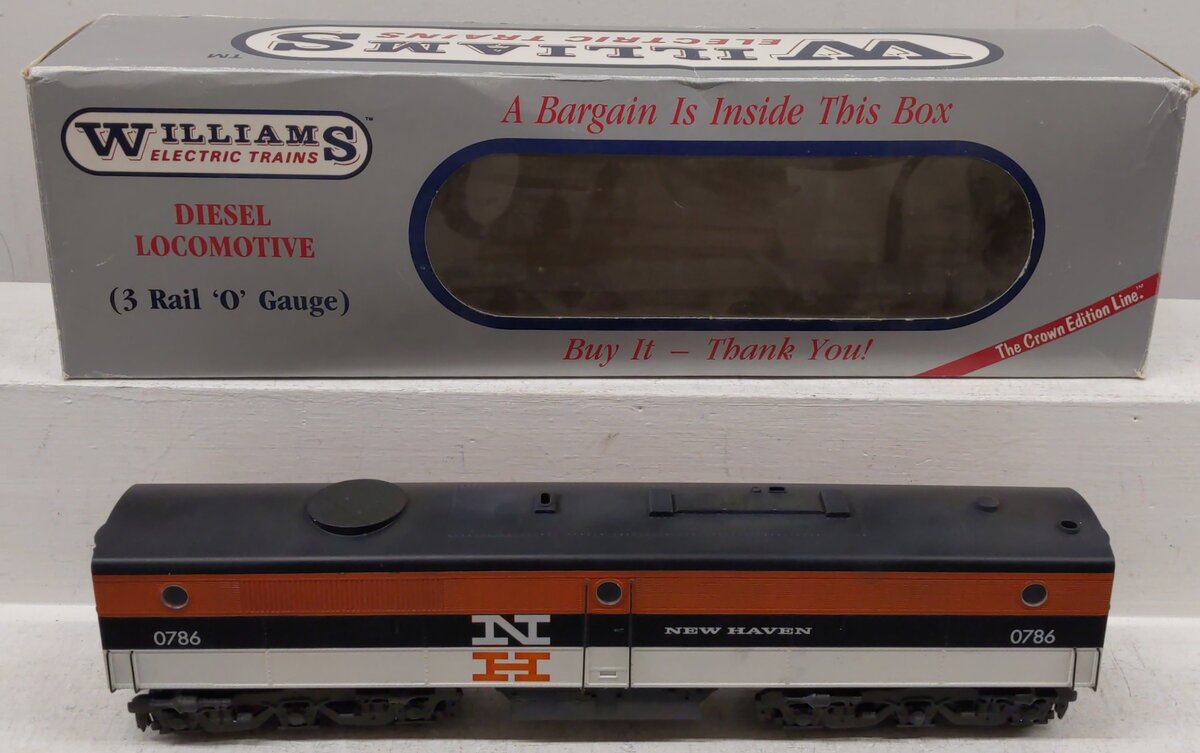 Williams O Gauge 0785 New Haven ABA Diesel B Unit #0786 VG/Box