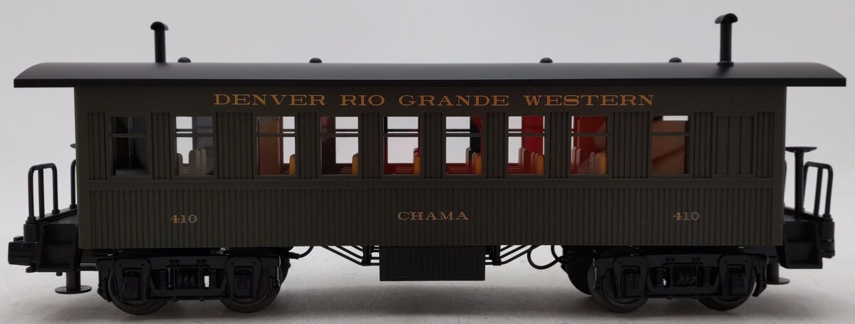 MTH 30-6406C O Gauge Denver & Rio Grande Overton Coach Car #410 EX/Box