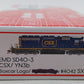 Scale Trains SXT40686 N Scale CSX EMD SD40-3 Diesel Locomotive #4042 with DCC EX/Box