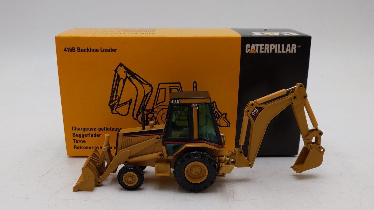 NZG JB575 Modelle 1:50 Scale Caterpillar 416B Backhoe Loader LN/Box