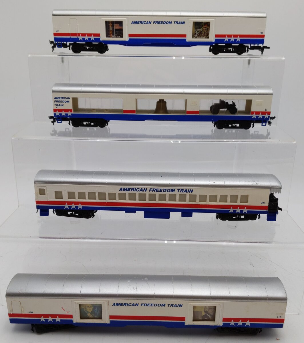 Lionel 2587 HO American Freedom Train Passenger Cars [4] VG