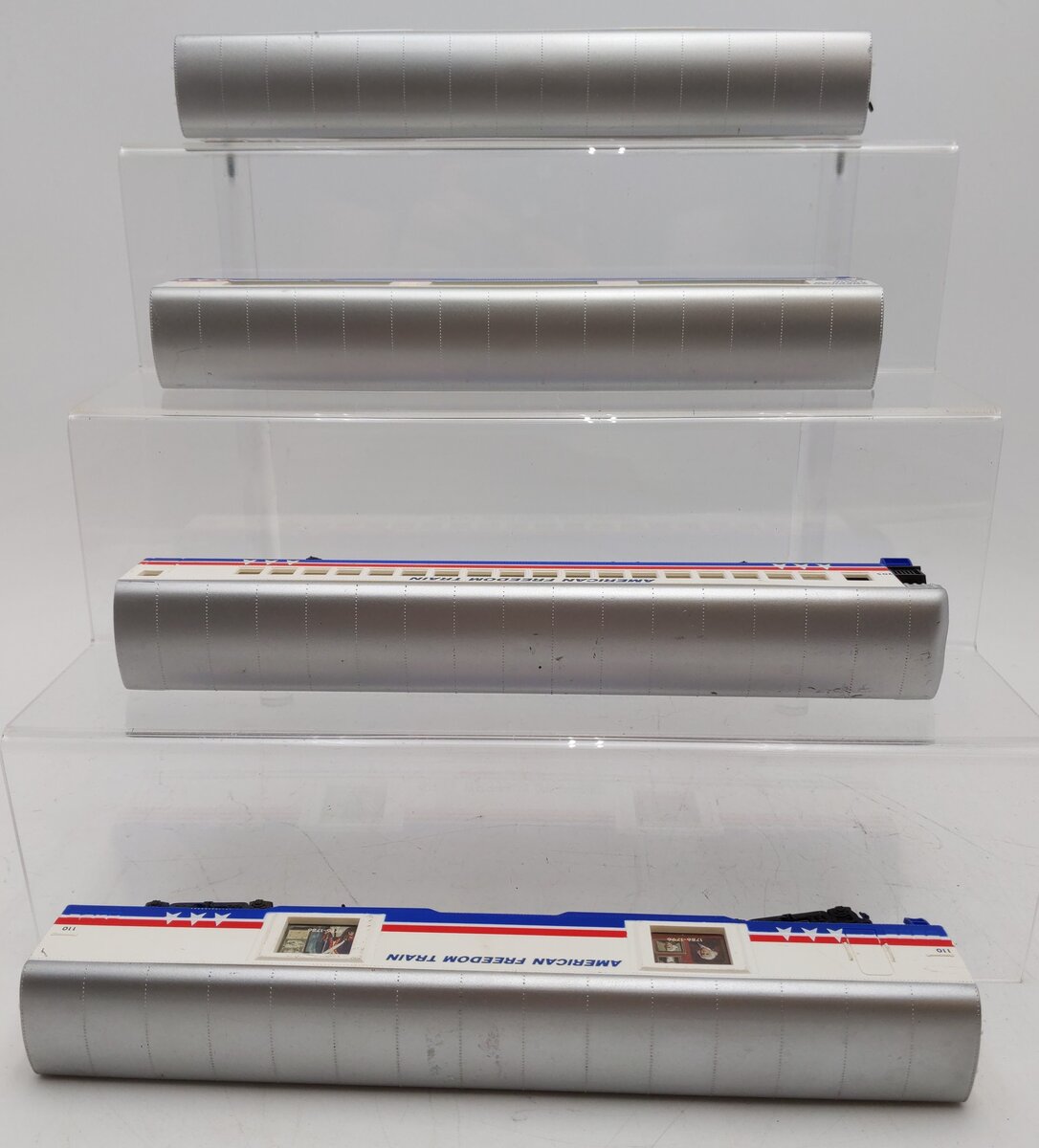 Lionel 2587 HO American Freedom Train Passenger Cars [4] VG