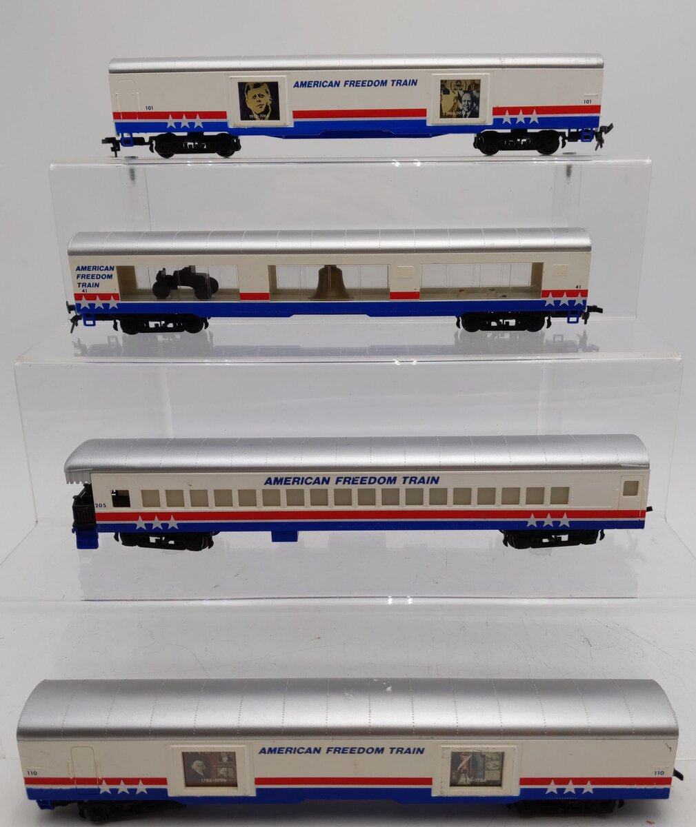 Lionel 2587 HO American Freedom Train Passenger Cars [4] VG