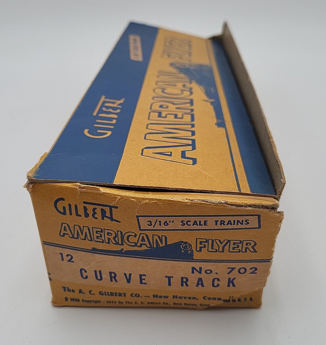 American Flyer 634 Vintage S Chicago & North Western Operating Floodlight Car VG/Box