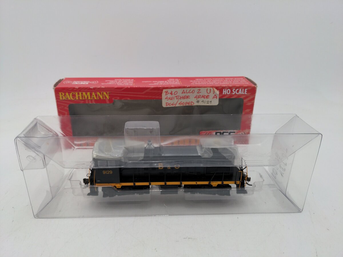 Bachmann 63402 HO Scale B&O Alco S2 Diesel Switcher Sound/DCC #9129 LN/Box