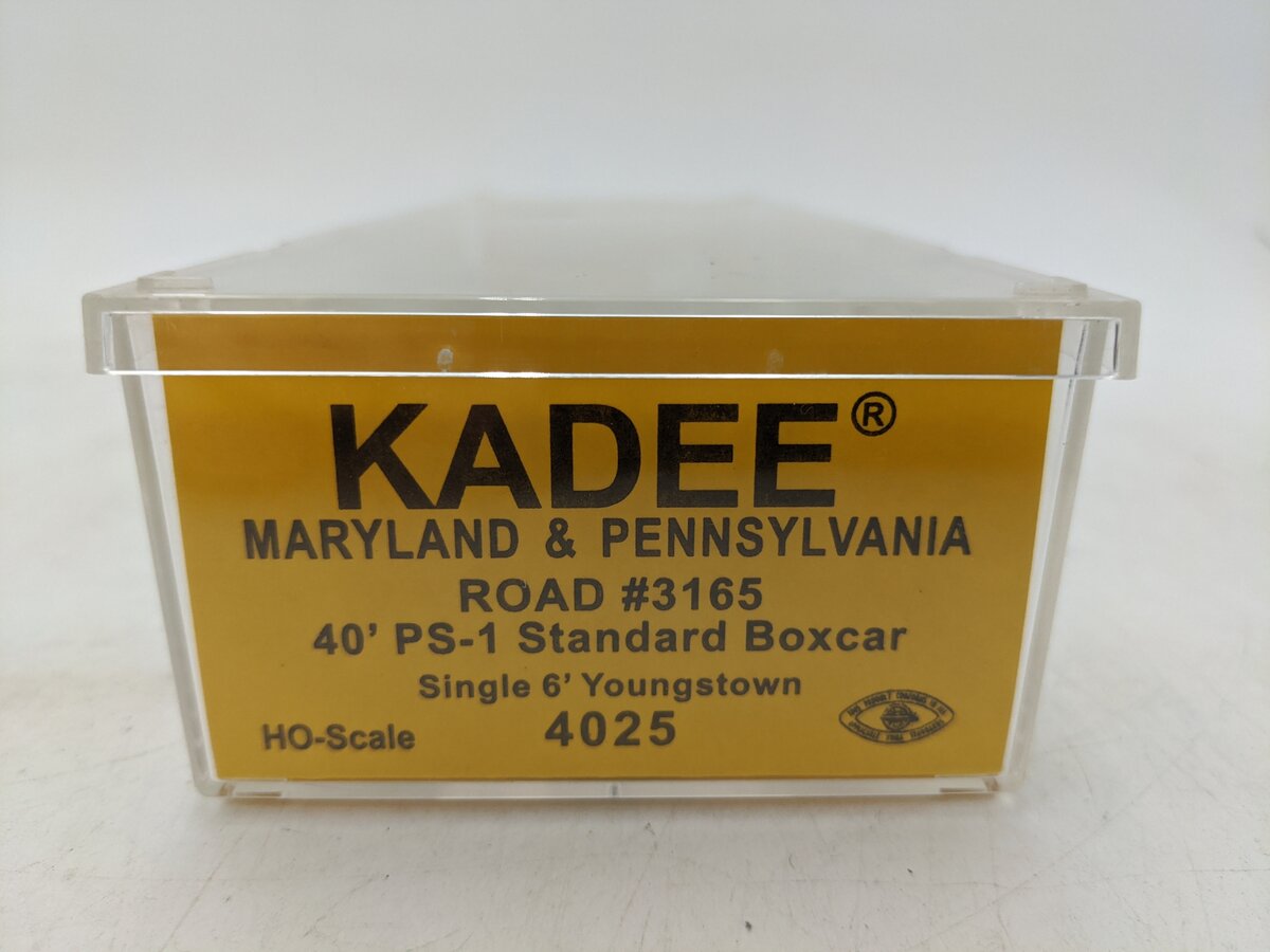 Kadee 4025 HO Maryland & Pennsylvania 40' PS-1 Boxcar #3165  EX/Box