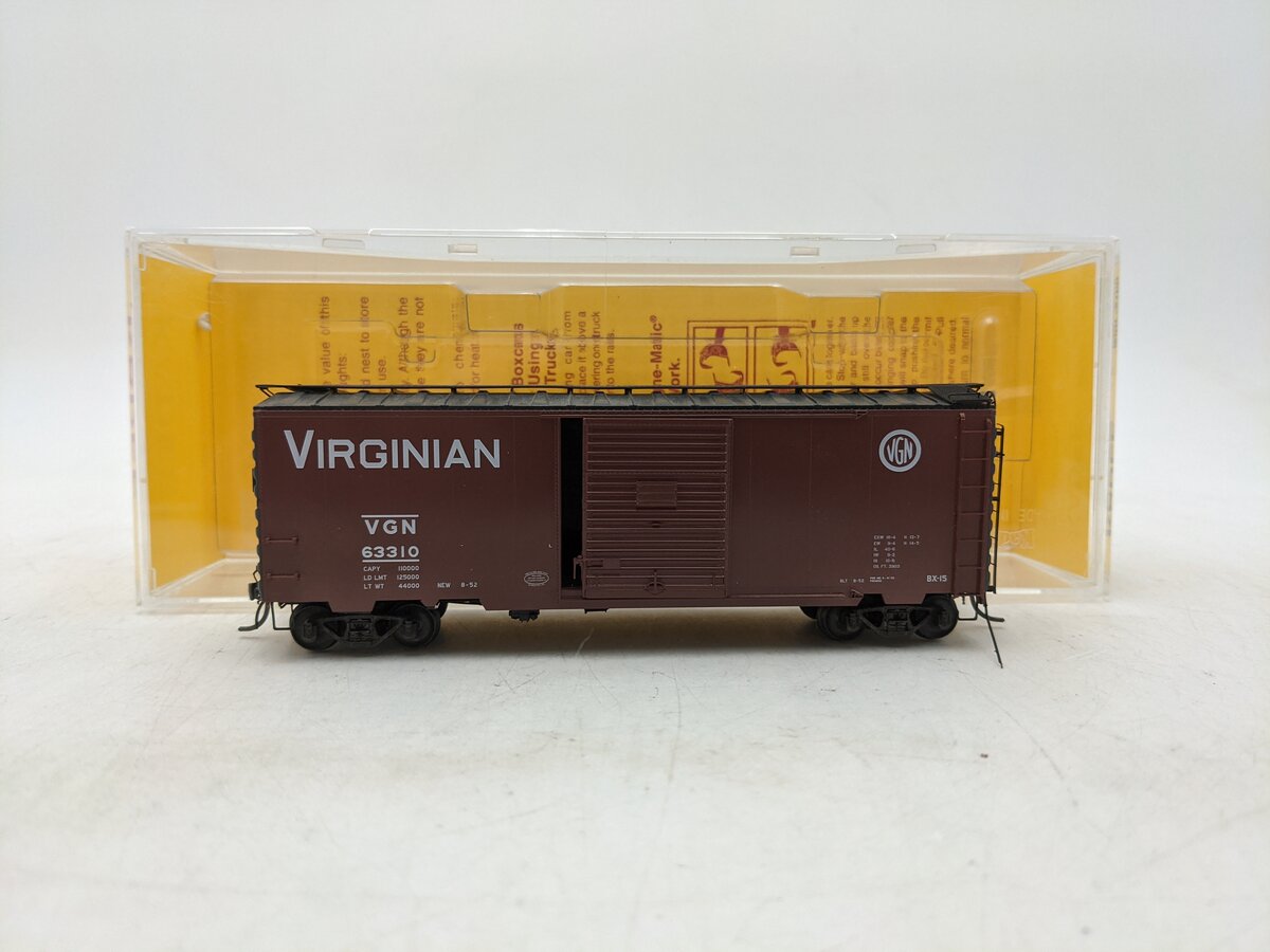 Kadee 5007 HO Virginian 40' PS-1 Boxcar with 8' Youngstown Door #63310 EX/Box