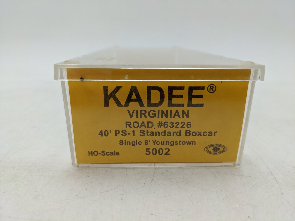 Kadee 5002 HO Scale Virginian 40' PS-1 Standard Boxcar #63226 EX/Box