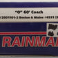 Atlas O Gauge 2001101-2 Boston & Maine 60' Passenger Coach Car #4531 3-rail EX/Box