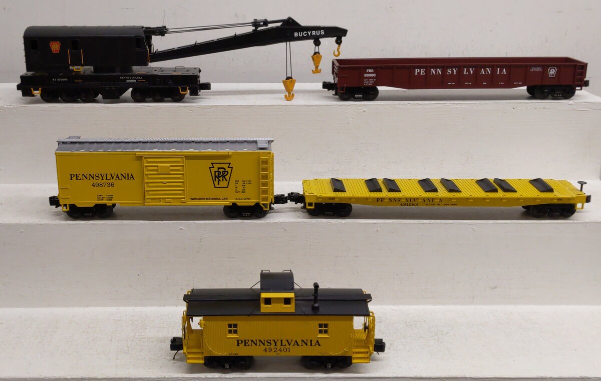 MTH 20-90005 O Pennsylvania Premier Freight Car Set (Set of 5) VG/Box