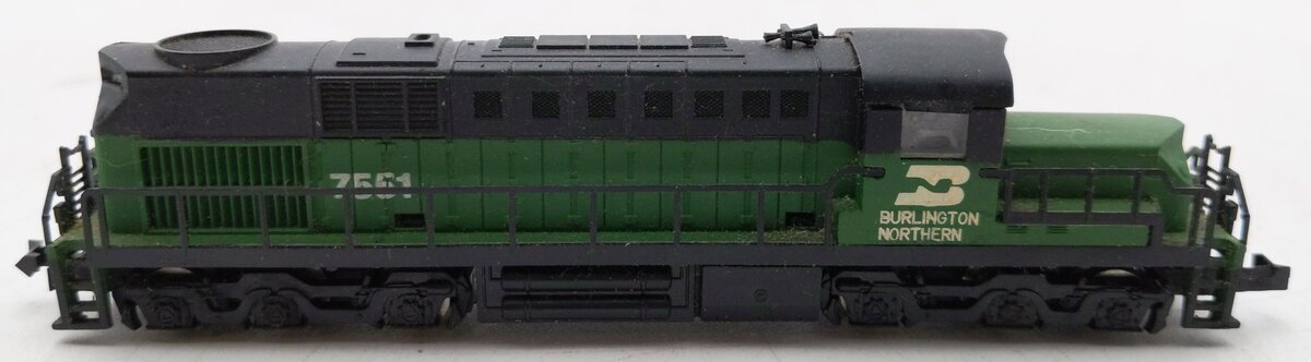 Model Power 7551 N Scale Burlington Northern ALCO RSD-15 Diesel Locomotive #7551 EX