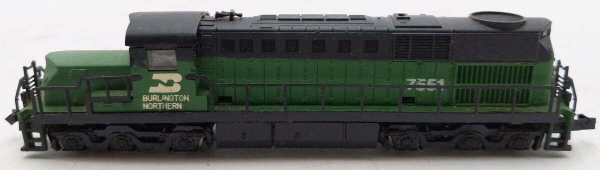 Model Power 7551 N Scale Burlington Northern ALCO RSD-15 Diesel Locomotive #7551 EX