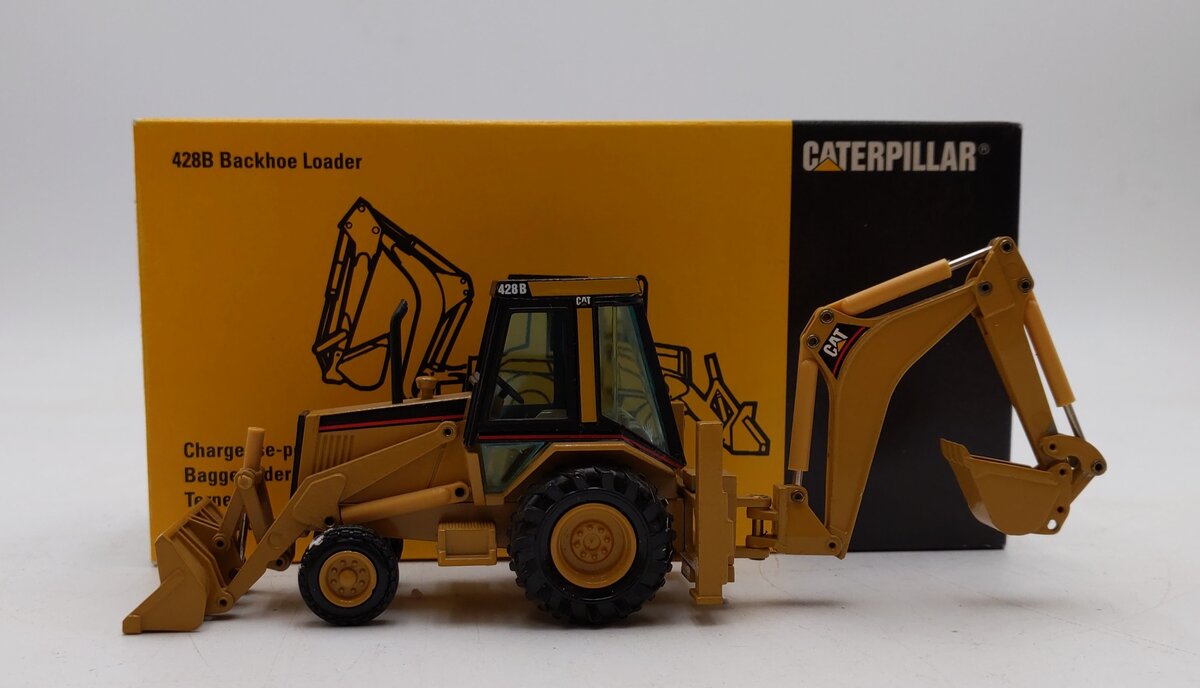 NZG JB488 Modelle 1:50 Scale Caterpillar 428B Backhoe Loader LN/Box
