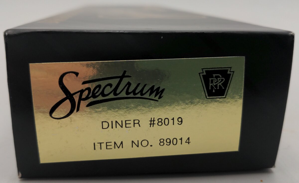 Bachmann Spectrum 89014 HO Scale Pennsylvania Railroad Diner Car #8019 EX/Box
