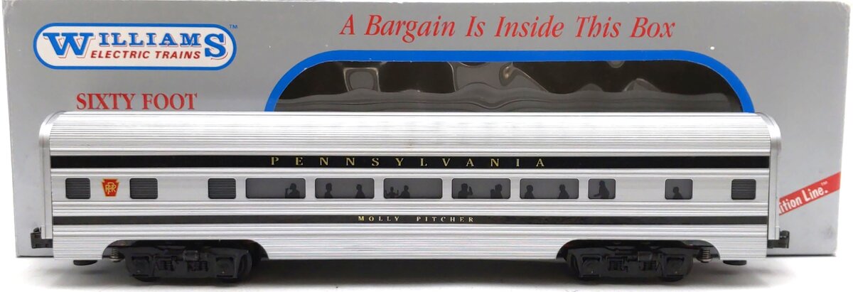 Williams O Pennsylvania Railroad 'Molly Pitcher' 60ft Sleeper Luxury Liner Car EX/Box