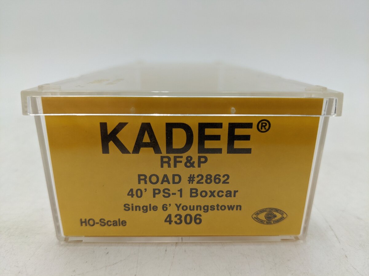 Kadee 4306 HO Richmond, Fredericksburg & Potomac 40' PS-1 Boxcar #2862 EX/Box