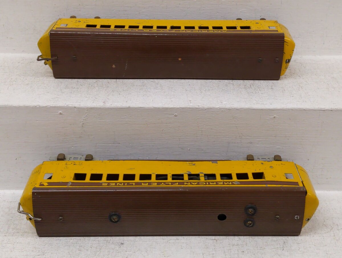 American Flyer Vintage O Scale American Flyer Lines Passenger Cars [2] VG
