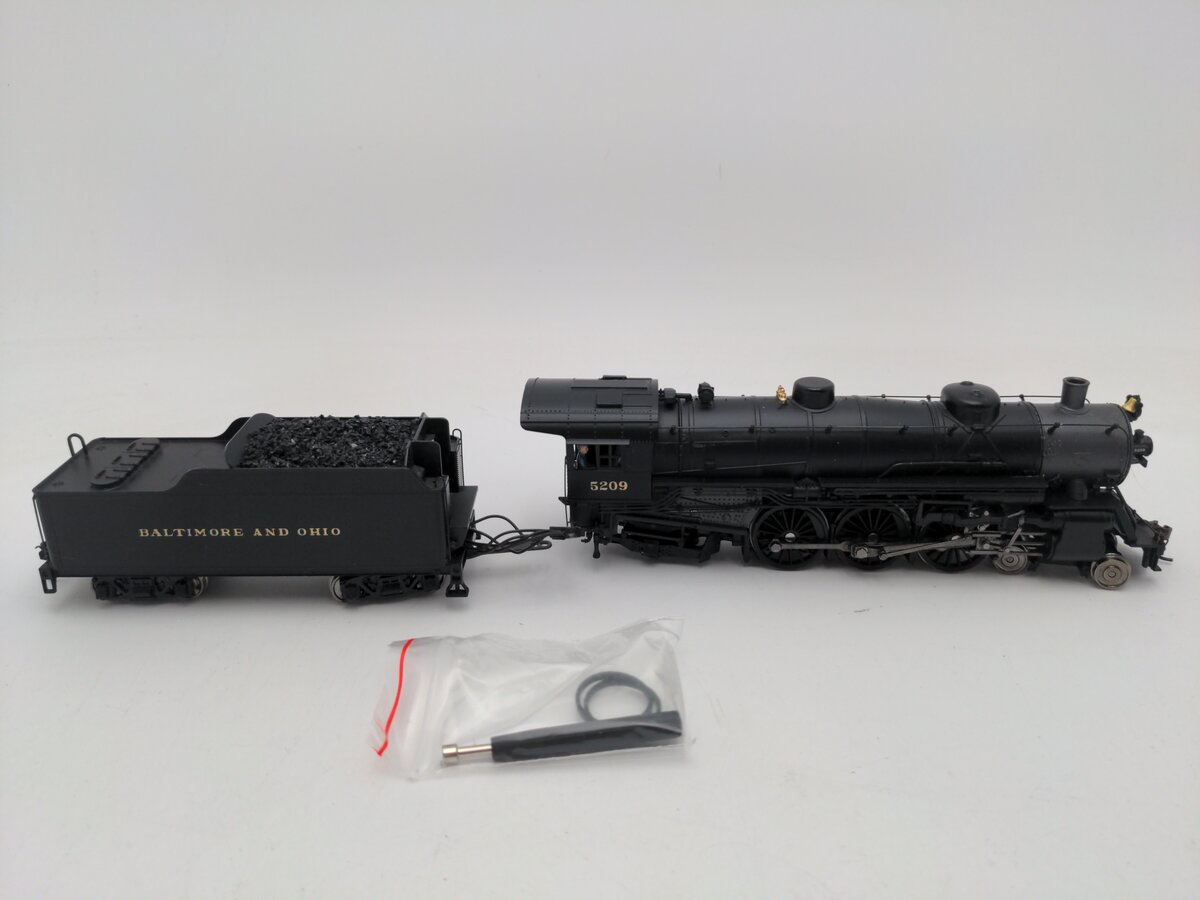 Broadway Limited 1058 HO Baltimore & Ohio 4-6-2 Steam Locomotive #5209 w/ DCC EX/Box