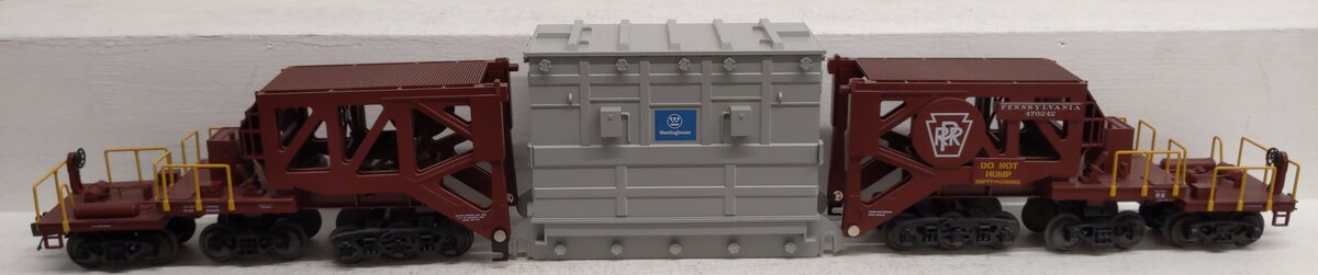 MTH 20-98871 O Gauge Pennsylvania Schnabel Flatcar #470242 NIB