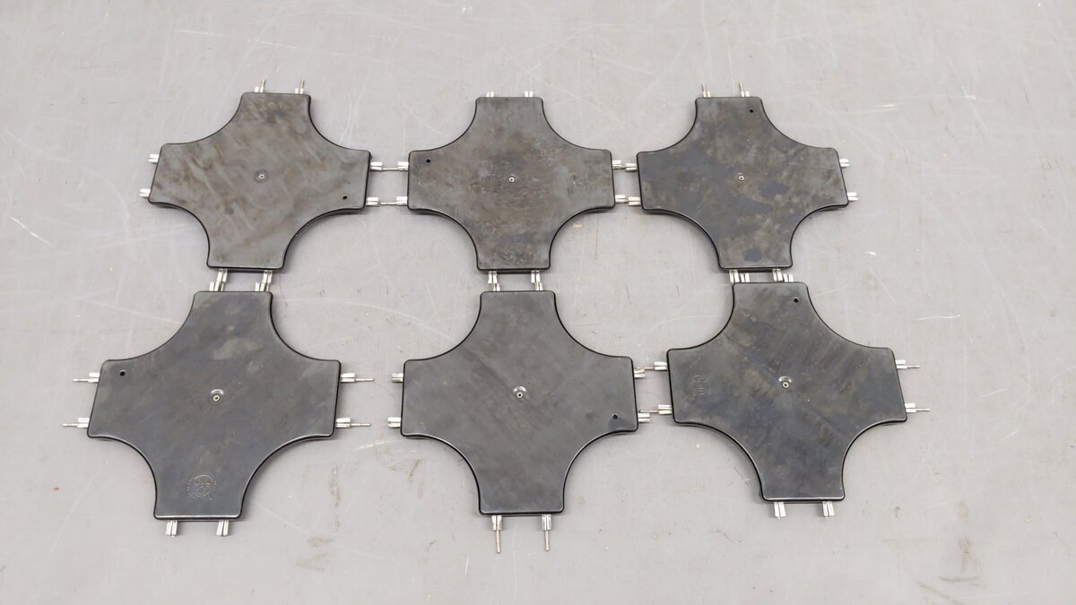 Marx 507 Vintage O O27 Crossing tracks (6) VG/Box