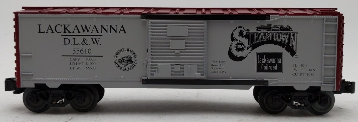 Lionel O Gauge Lackawanna D.L.&.W Steamtown Box Car #55610 EX