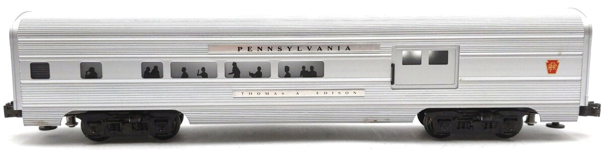 Williams O Gauge Pennsylvania Railroad 'Thomas A. Edison' 60' Passenger Car EX/Box
