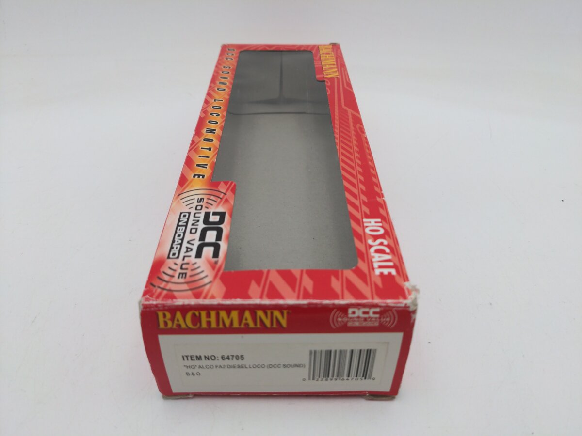 Bachmann 64705 HO Scale B&O ALCO FA2 Diesel Locomotive w/ Sound & DCC LN/Box