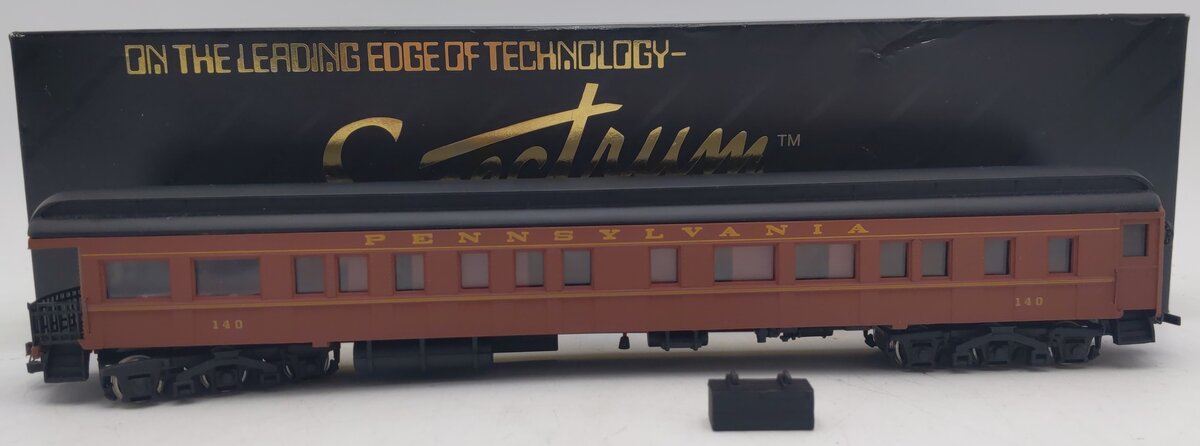 Bachmann Spectrum 89016 HO Scale Pennsylvania Railroad Observation Car #140 EX/Box