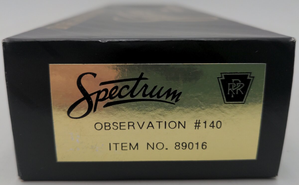 Bachmann Spectrum 89016 HO Scale Pennsylvania Railroad Observation Car #140 EX/Box