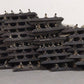 Marx 702 Vintage O Postwar Tinplate O-27 Curved Track with Roadbed (36) VG/Box