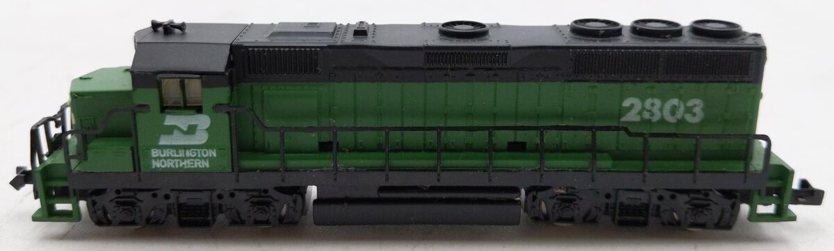Model Power 7563 N Scale Burlington Northern Diesel Locomotive #2803 VG