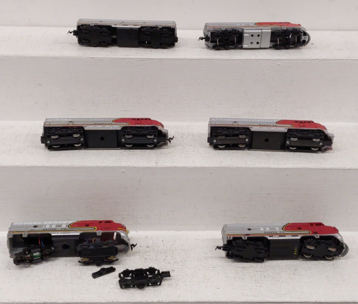 Tyco & Other HO Santa Fe Diesel Locomotives [6] VG
