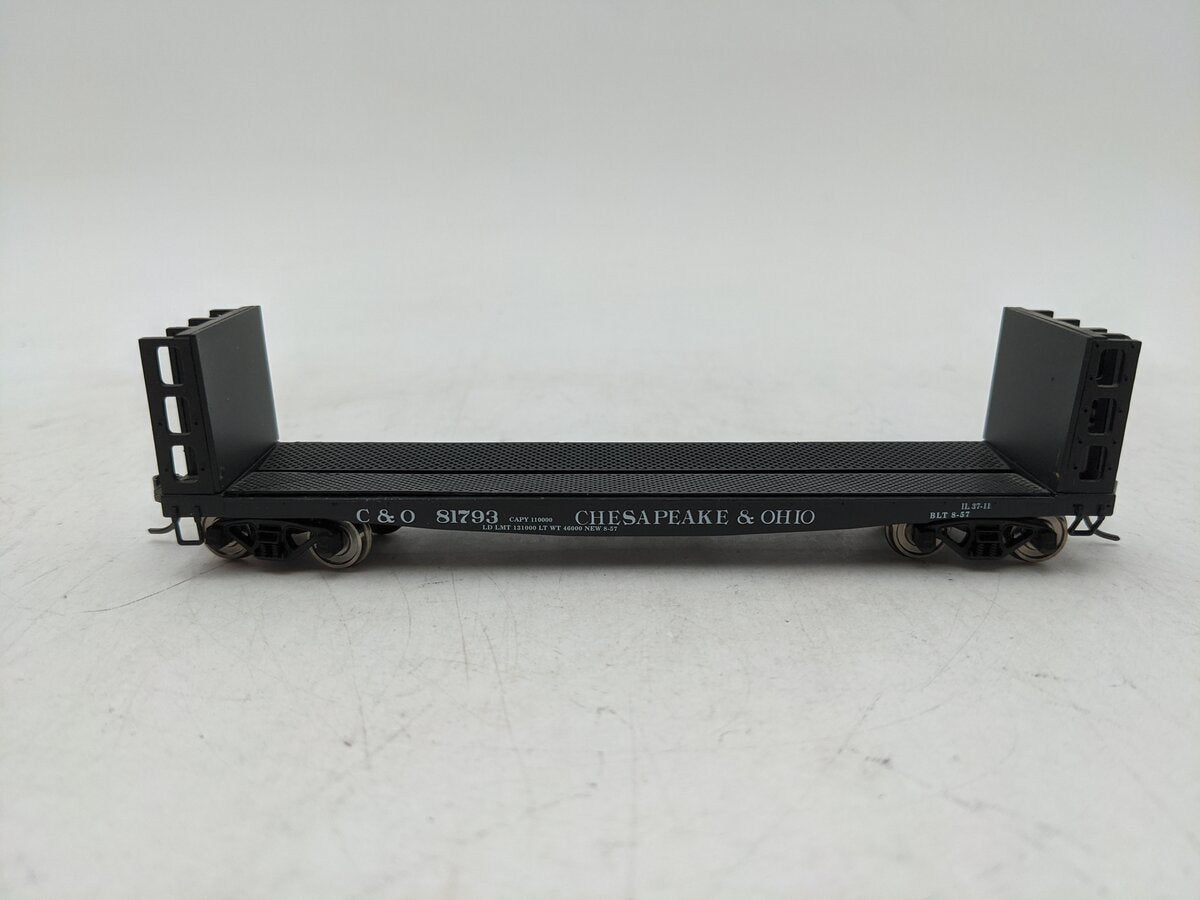 Atlas 1603-2 HO Scale Chesapeake & Ohio Railroad GSC Pulpwood Flat Car #81793 EX/Box