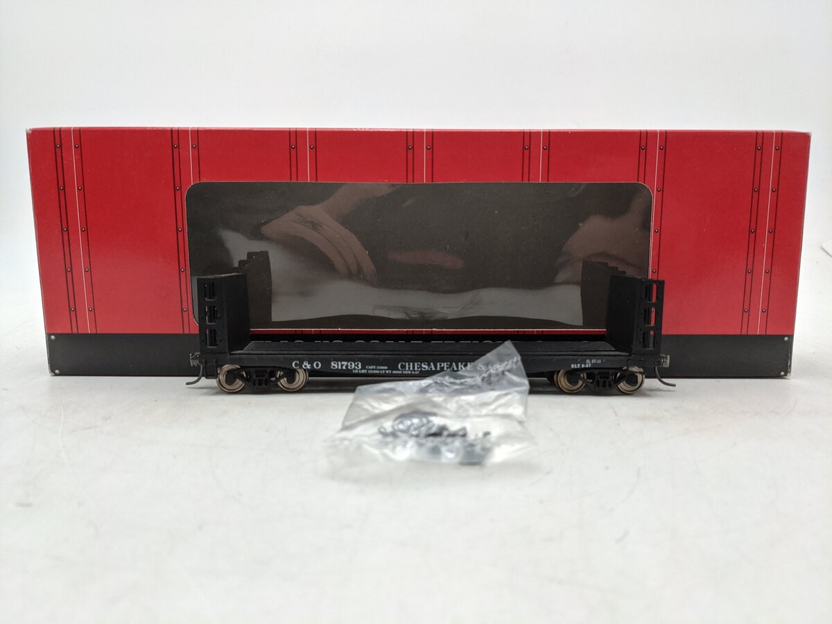 Atlas 1603-2 HO Scale Chesapeake & Ohio Railroad GSC Pulpwood Flat Car #81793 EX/Box